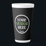 custom, unique, sleek & minimalist latte mug<br><div class="desc">This design is accessible to all. Feel free to customise the logo,  images,  text,  and colours according to your preferences. Thank you very much.</div>