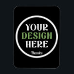 custom, unique, sleek & minimalist magnet<br><div class="desc">This design is accessible to all. Feel free to customise the logo, images, text, and colours according to your preferences. Thank you very much.</div>
