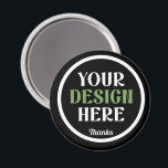 custom, unique, sleek & minimalist magnet<br><div class="desc">This design is accessible to all. Feel free to customise the logo,  images,  text,  and colours according to your preferences. Thank you very much.</div>