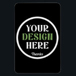 custom, unique, sleek & minimalist magnet<br><div class="desc">This design is accessible to all. Feel free to customise the logo,  images,  text,  and colours according to your preferences. Thank you very much.</div>