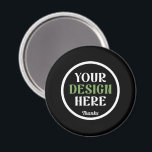 custom, unique, sleek & minimalist magnet<br><div class="desc">This design is accessible to all. Feel free to customise the logo,  images,  text,  and colours according to your preferences. Thank you very much.</div>