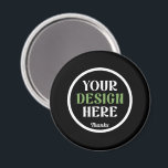 custom, unique, sleek & minimalist magnet<br><div class="desc">This design is accessible to all. Feel free to customise the logo,  images,  text,  and colours according to your preferences. Thank you very much.</div>