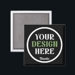 custom, unique, sleek & minimalist magnet<br><div class="desc">This design is accessible to all. Feel free to customise the logo,  images,  text,  and colours according to your preferences. Thank you very much.</div>