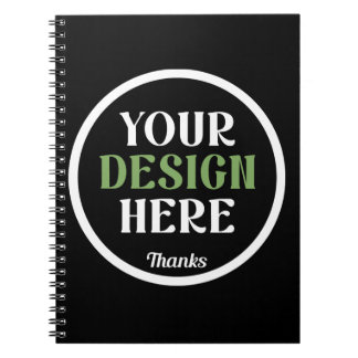 custom, unique, sleek & minimalist notebook