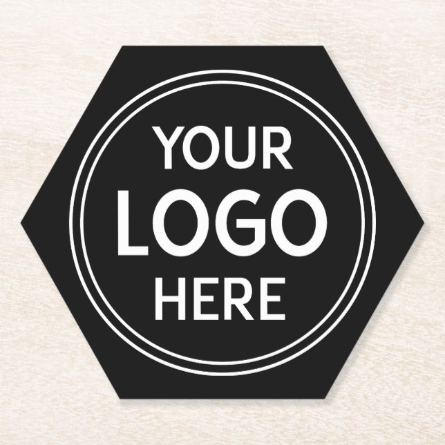 custom, unique, sleek & minimalist paper coaster (Front)