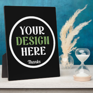 custom, unique, sleek & minimalist plaque