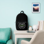 custom, unique, sleek & minimalist printed backpack<br><div class="desc">This design is accessible to all. Feel free to customise the logo,  images,  text,  and colours according to your preferences. Thank you very much.</div>