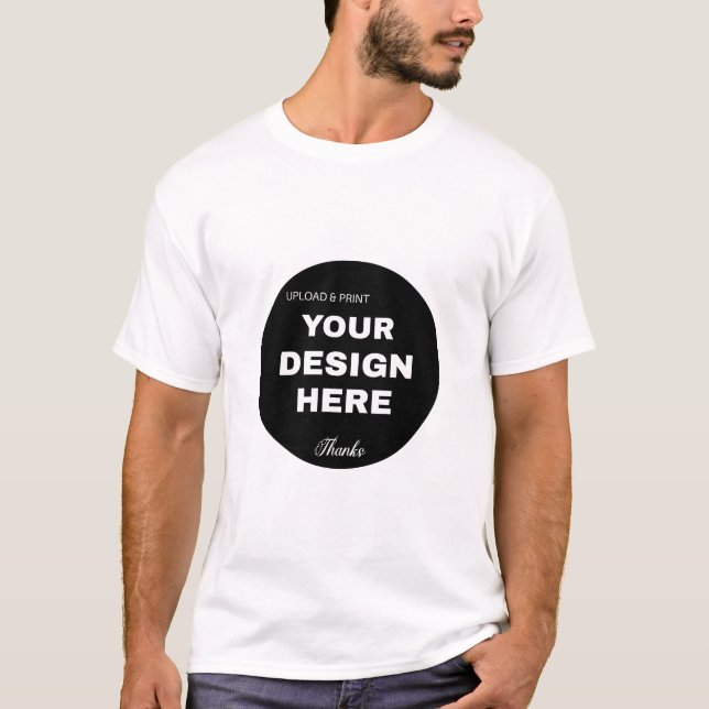 custom, unique, sleek & minimalist  T-Shirt (Front)