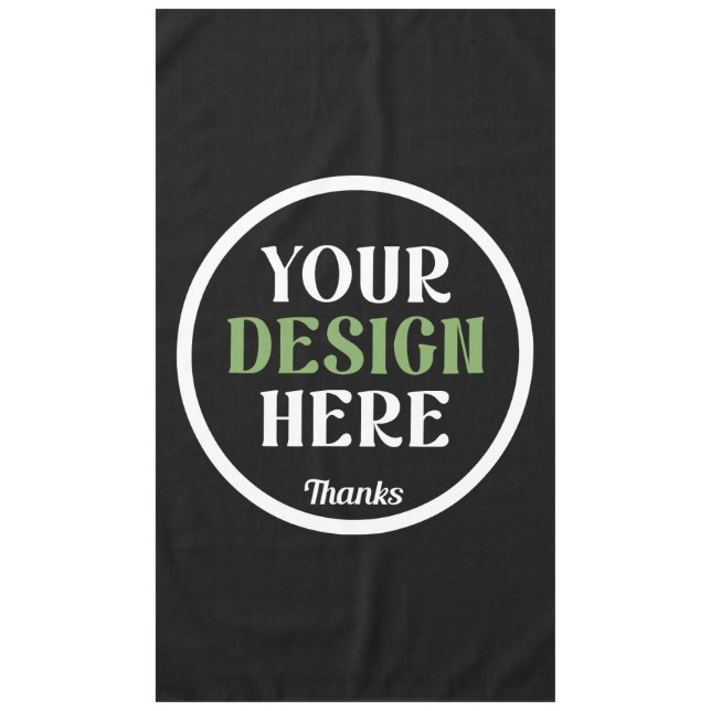 custom, unique, sleek & minimalist tablecloth (Front)