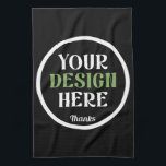 custom, unique, sleek & minimalist tea towel<br><div class="desc">This design is accessible to all. Feel free to customise the logo,  images,  text,  and colours according to your preferences. Thank you very much.</div>