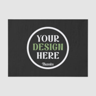 custom, unique, sleek & minimalist tissue paper