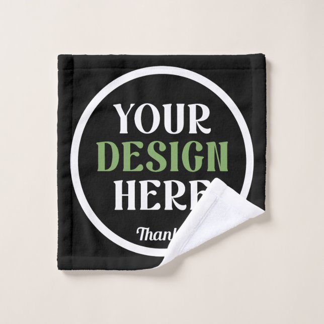 custom, unique, sleek & minimalist wash cloth (Wash Cloth)