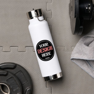 custom, unique, sleek & minimalist water bottle