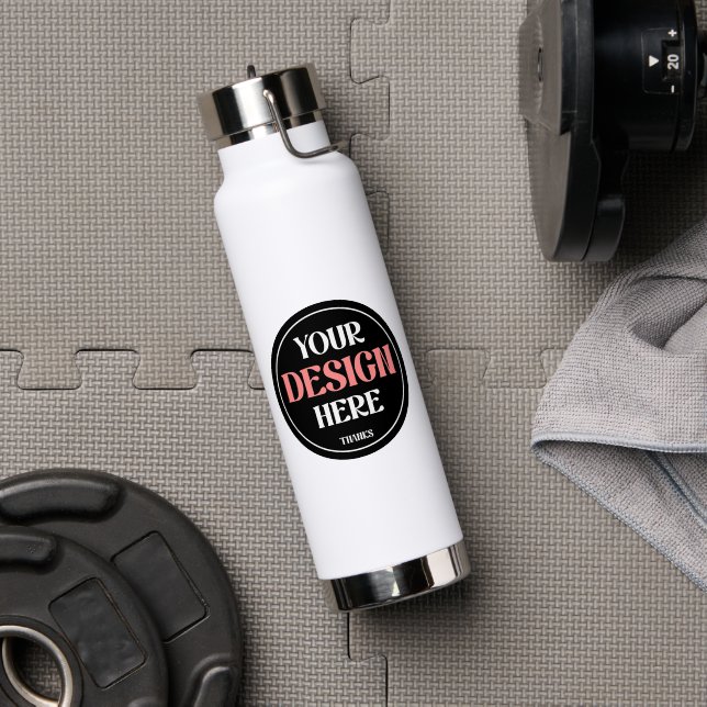 custom, unique, sleek & minimalist water bottle (Gym (Rotated))