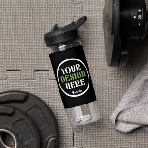 custom, unique, sleek & minimalist water bottle