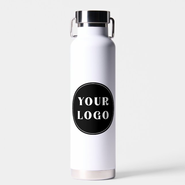 custom, unique, sleek & minimalist water bottle (Front)