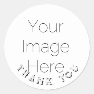 custom unisex Baby Shower Thank You Photo Sticker
