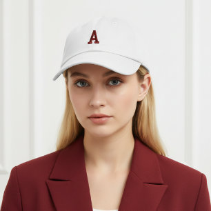 Custom Unisex Initial Cap Birthday Gift for Her