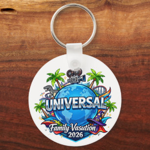 Custom Universal Florida Family Vacation 2026 Shir Key Ring
