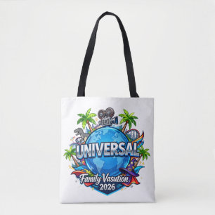 Custom Universal Florida Family Vacation 2026 Shir Tote Bag