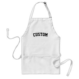 Custom University College Letter Gift for her him Standard Apron