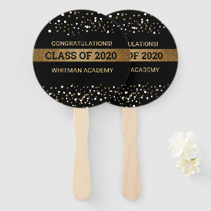 Custom University Graduates Class of 2020 Hand Fan