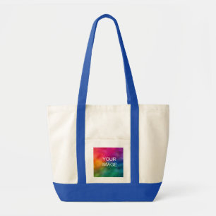 Custom Upload Add Image Logo Photo Template Tote Bag