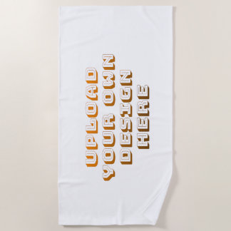 Custom Upload Design Product Beach Towel