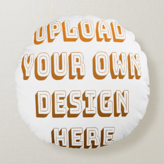 Custom Upload Design Product Round Cushion