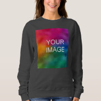 Custom Upload Photo to Womens Modern Dark Grey