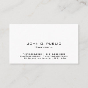 Custom Upload Your Logo to Signature Matte Paper Business Card