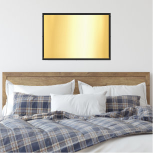 Custom Upload Your Photo on Blank Gold Background Canvas Print
