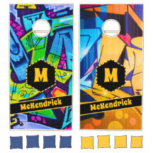 Custom Urban Graffiti Monogram and Name