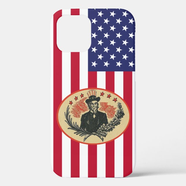 Custom USA President Flag Case-Mate iPhone Case (Back)