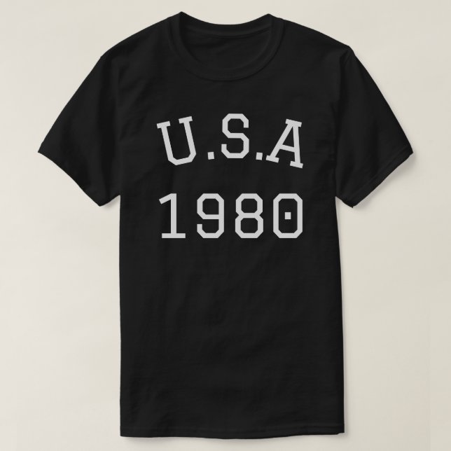 Custom USA Year T-Shirt (Design Front)