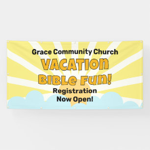 Custom Vacation Bible Fun Sunny Banner