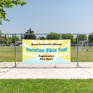 Custom Vacation Bible Fun Sunny Banner