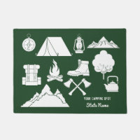 Custom Vacation Cabin Camping Collage Campers