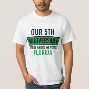 Custom vacation couple wedding anniversary  T-Shirt