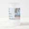 Custom Vacation PHOTO Personalise Beer Frosted Mug