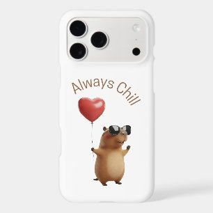 Custom Valentine Capybara Heart Phone Case