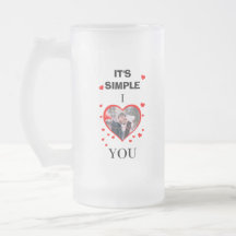 Custom Valentine's Day "It's Simple I ❤ You" photo