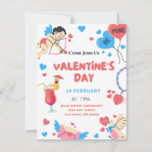 Custom Valentine's Day Party Invitation