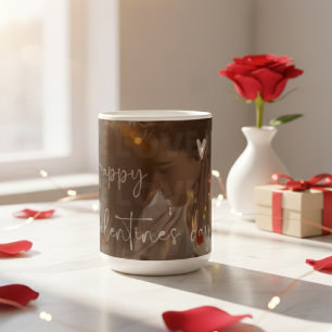 Custom Valentine's Day Romantic Couple Photo  Coffee Mug