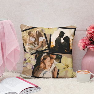 Custom Valentine's Day Romantic Couple Photo  Cushion