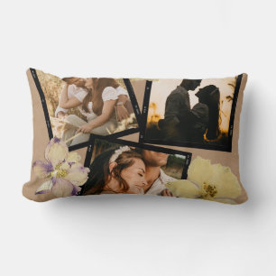 Custom Valentine's Day Romantic Couple Photo  Lumbar Cushion