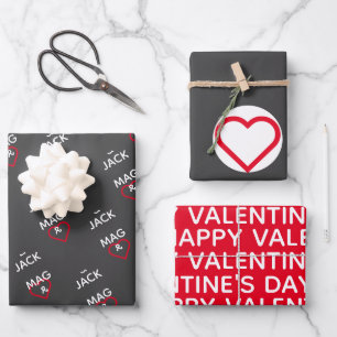 Custom Valentine's Day Wrapping Paper