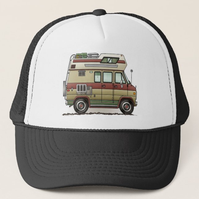 Custom Van Camper RV Hat (Front)