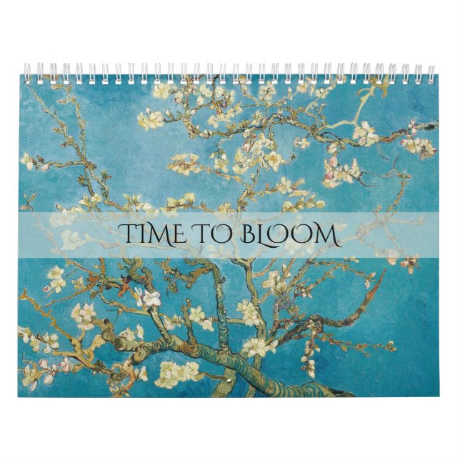 Custom Van Gogh Almond Blossom (1890)  Calendar (Cover)