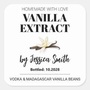 Custom Vanilla Extract Label